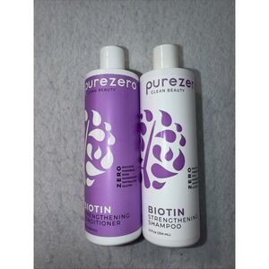 Purezero Biotin Shampoo & Conditioner Set**Free of Sulfates,Parabens,Dyes,Gluten